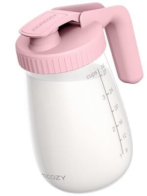 Jarra de leche materna Momcozy, resistente al calor y a los cambios bruscos de temperatura al frío, sin fugas, recipiente de almacenamiento de leche materna con boca ancha