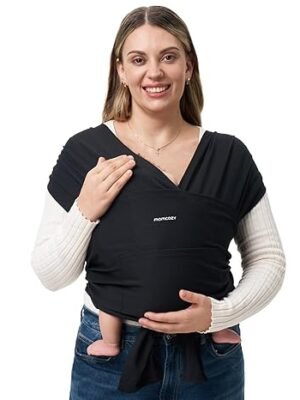 Momcozy Portabebés Envolvente ajustable para Recién Nacidos a Niños Pequeños de 8-35 libras