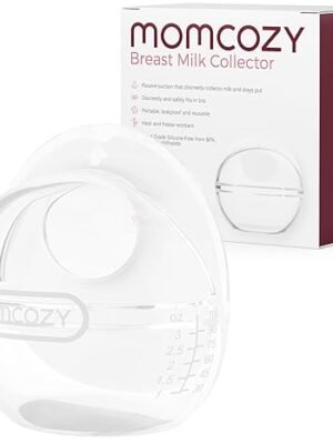 Recolector de leche materna Momcozy  de silicona, reutilizable, capacidad 90ml, 2 copas