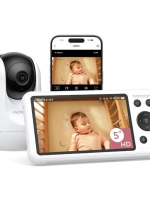 Monitor Momcozy BM03 de 5" Full HD con Cámara 1080P, app móvil