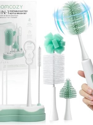 Kit de cepillo eléctrico Momcozy para biberones Momcozy 7 en 1